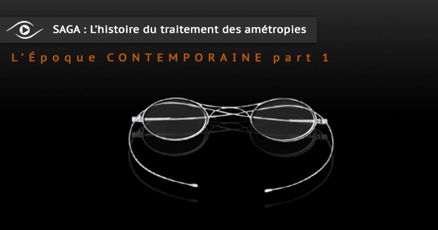 Une paire de lunettes à fil de la période moderne