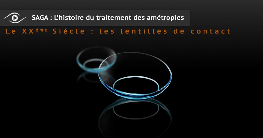 Lentilles de contact modernes