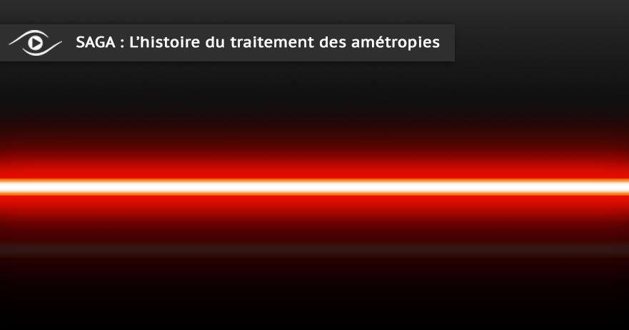 représentation d'un rayon lazer