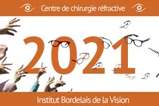 L'Institut Bordelais de la Vision vous souhaite ses meilleurs voeux et du courage pour 2021