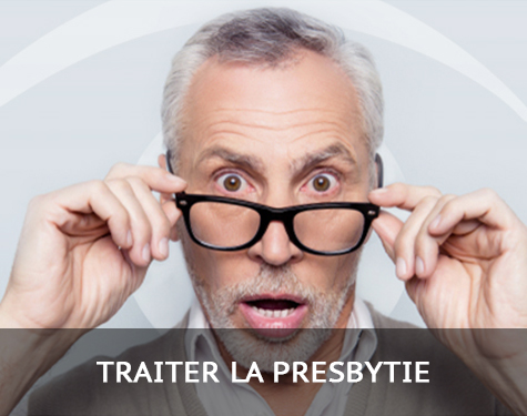 Photo d'un homme presbyte